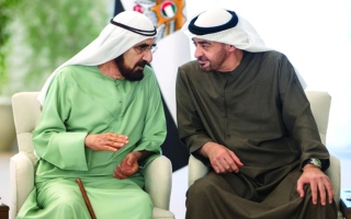 محمد-بن-زايد-ومحمد-بن-راشد:-الإمارات-ستبقى-رمزاً-للخير-والبناء-وواحة-للأمن-والأمان