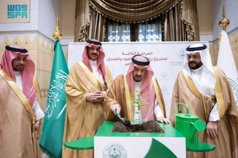 أمير-الرياض-يزرع-أول-شتله-من-شجر-الصندل-بالمنطقة