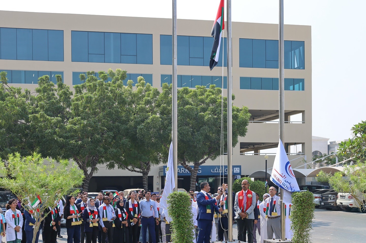 مستشفى-الشرق-يحتفل-بيوم-العلم