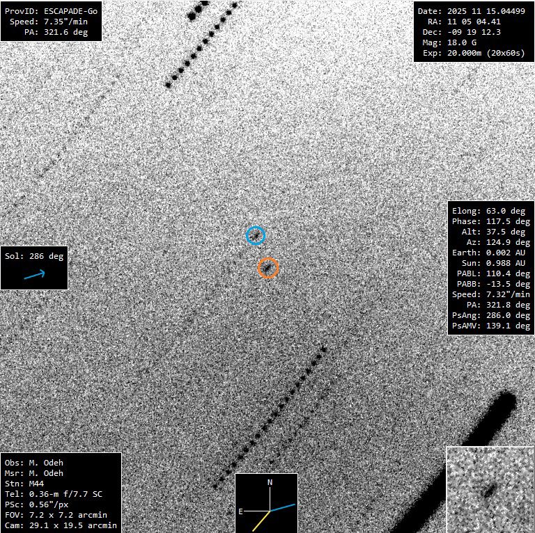 “الختم-الفلكي”-يرصد-مركبتي-«إسكابيد»-الفضائيتين-بعد-ساعات-من-إطلاقهما