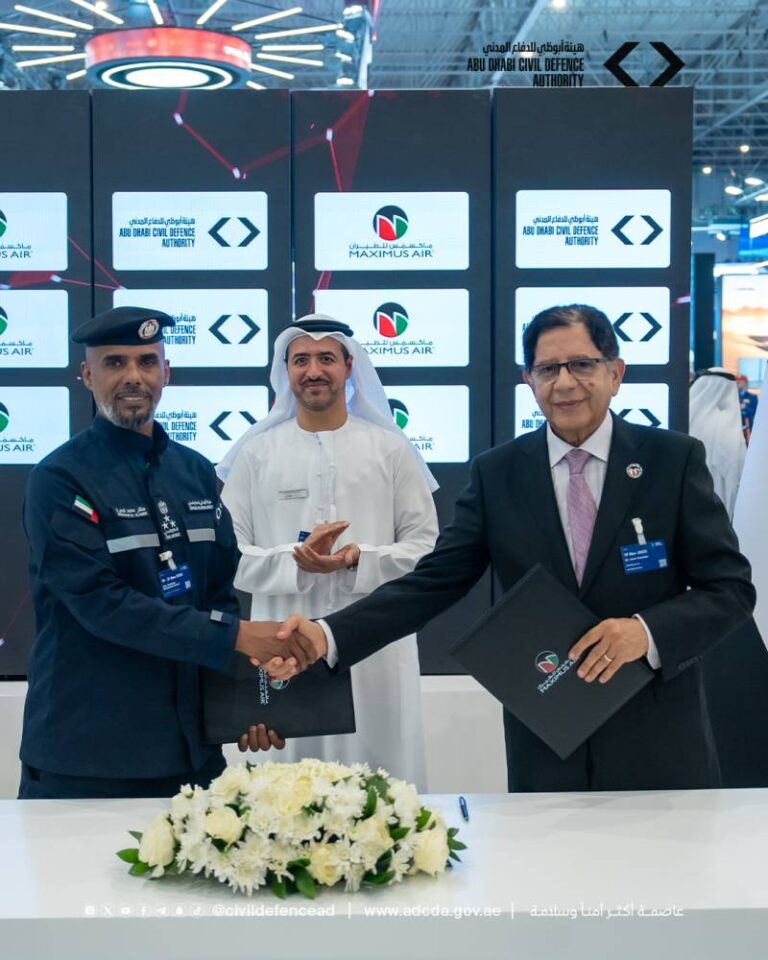 شراكة-بين-«ماكسِمُس-للطيران»-و«أبوظبي-للدفاع-المدني»