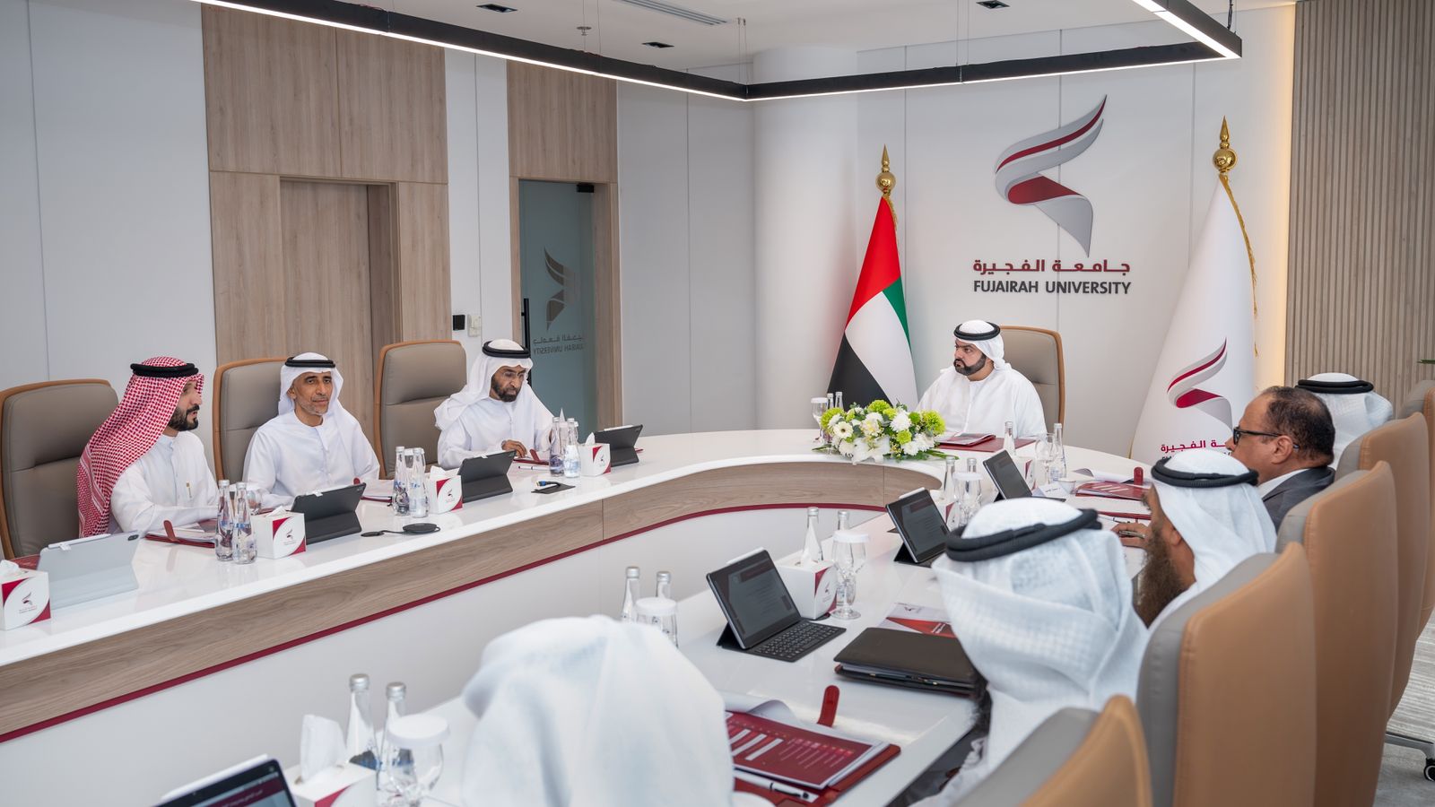 محمد-الشرقي-يترأس-اجتماع-جامعة-الفجيرة