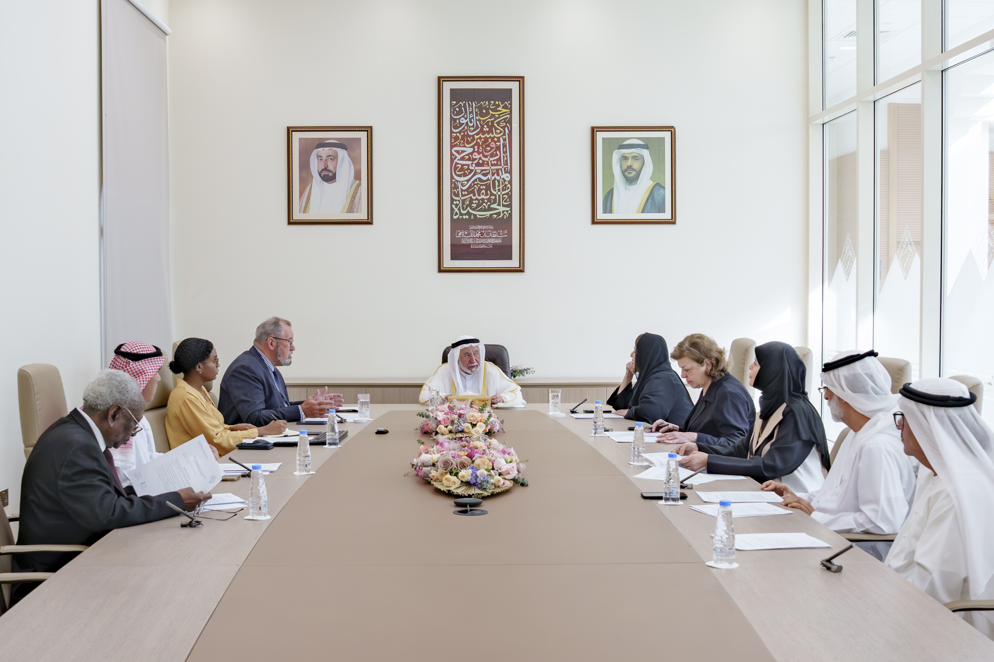 سلطان-القاسمي-يترأس-اجتماع-مجلس-أمناء-أكاديمية-الشارقة-للفنون-الأدائية