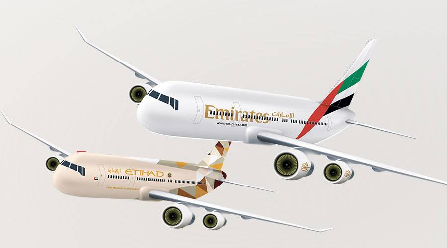 «الإمارات»-و«الاتحاد»-تلغيان-رحلات-لأمريكا-بسبب-الطقس