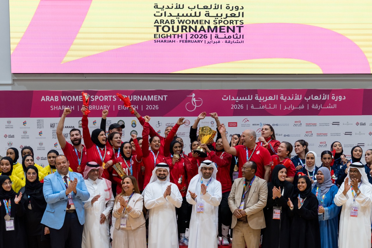الشارقة-الرياضي-للمرأة-يتوج-بذهبية-الكرة-الطائرة-في-“عربية-السيدات-2026”