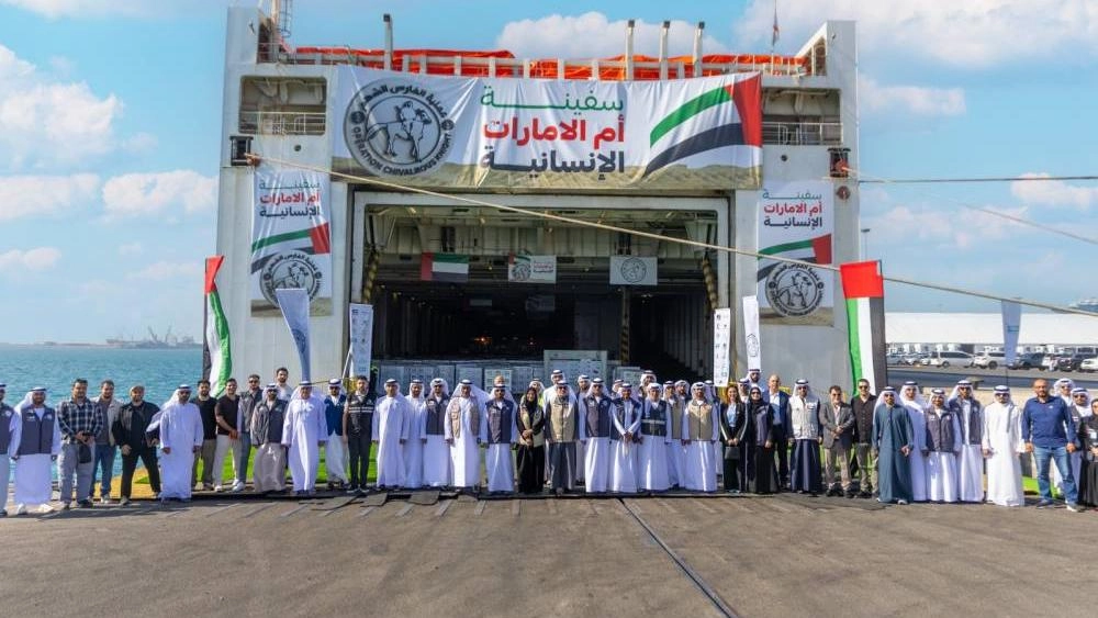 مؤسستان-في-الفجيرة-ترسلان-645-طناً-دعماً-لأهالي-قطاع-غزة