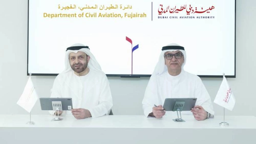 تعاون-بين-«دبي-للطيران-المدني»-و«طيران-الفجيرة»