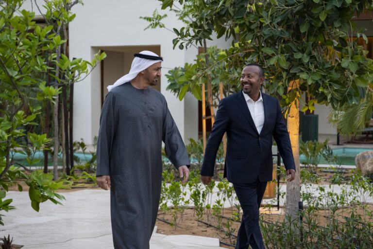 رئيس-الدولة-ورئيس-وزراء-إثيوبيا-يبحثان-علاقات-التعاون-والتطورات-الإقليمية