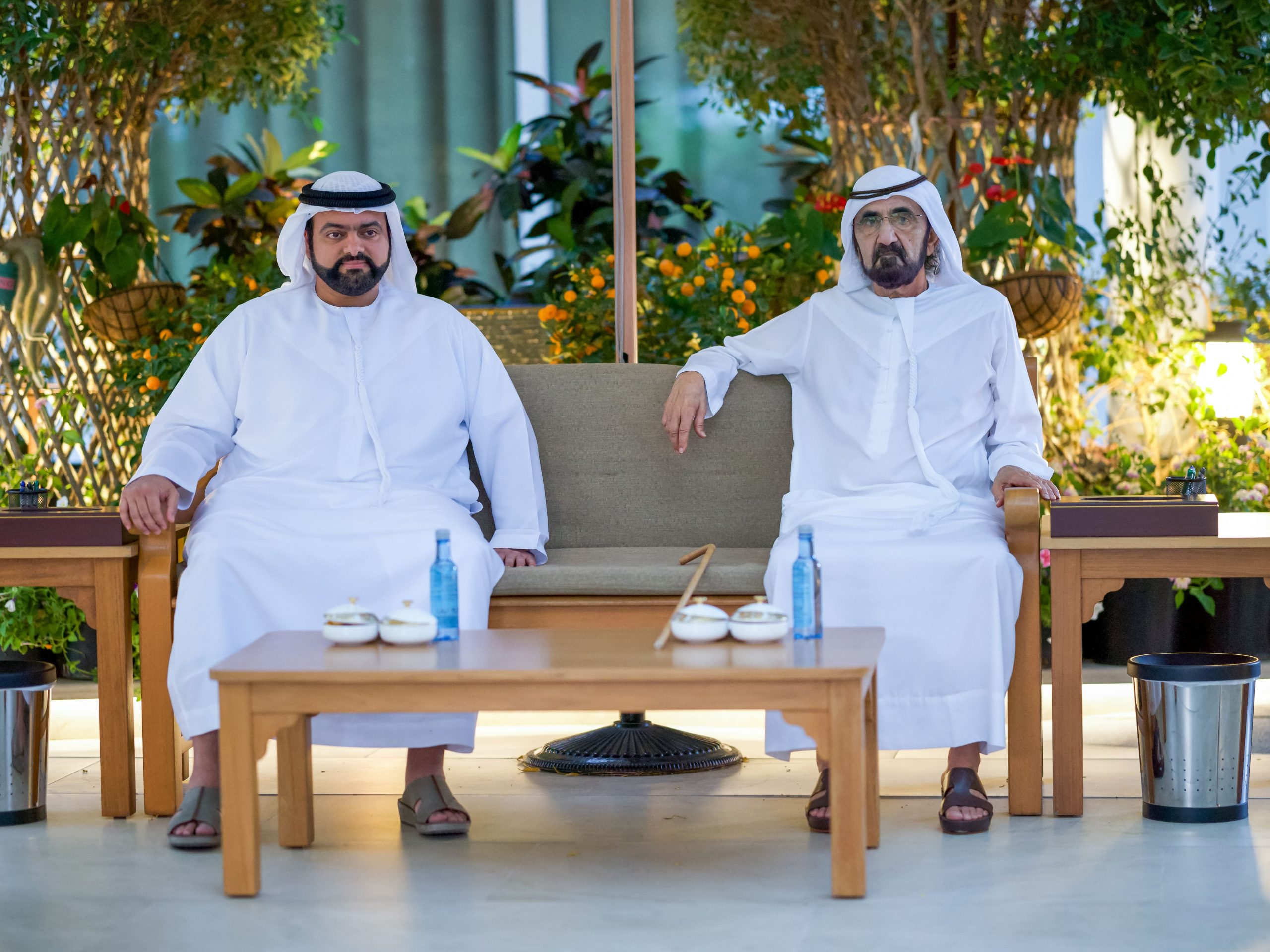 محمد-بن-راشد-يستقبل-ولي-عهد-الفجيرة