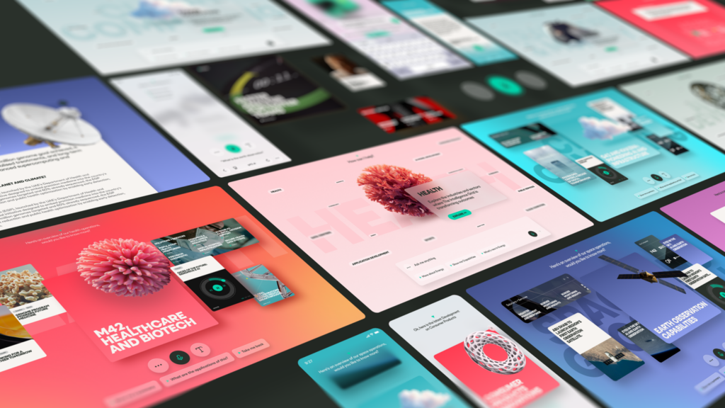 "جي 42" و"آر/جي إيه" تكشفان عن الواجهة التوليدية الأولى من نوعها على مستوى العالم