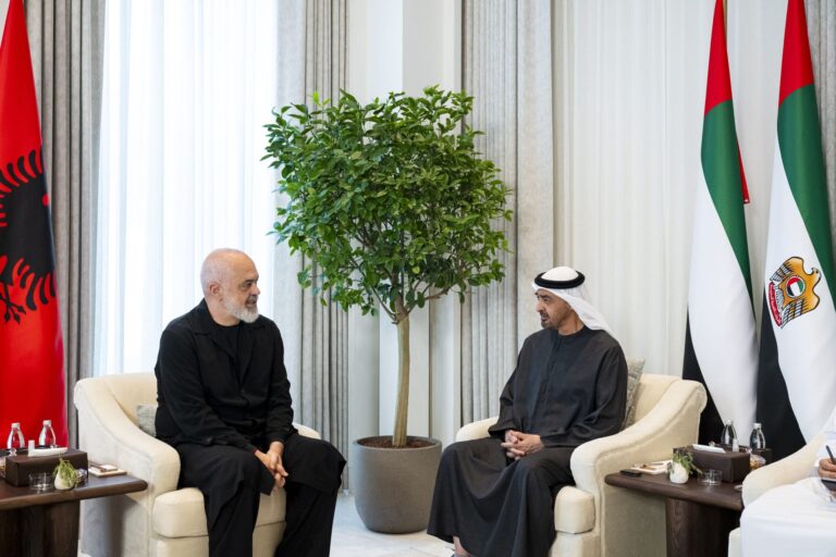 رئيس-الدولة-يستقبل-رئيس-وزراء-ألبانيا