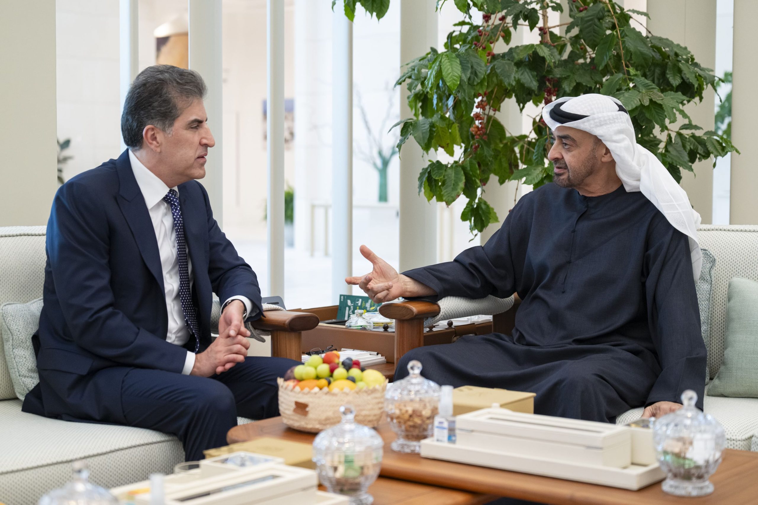 رئيس-الدولة-يستقبل-رئيس-إقليم-كردستان-العراق