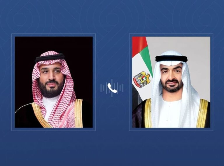 رئيس-الدولة-يتلقى-اتصالاً-هاتفياً-من-ولي-عهد-السعودية