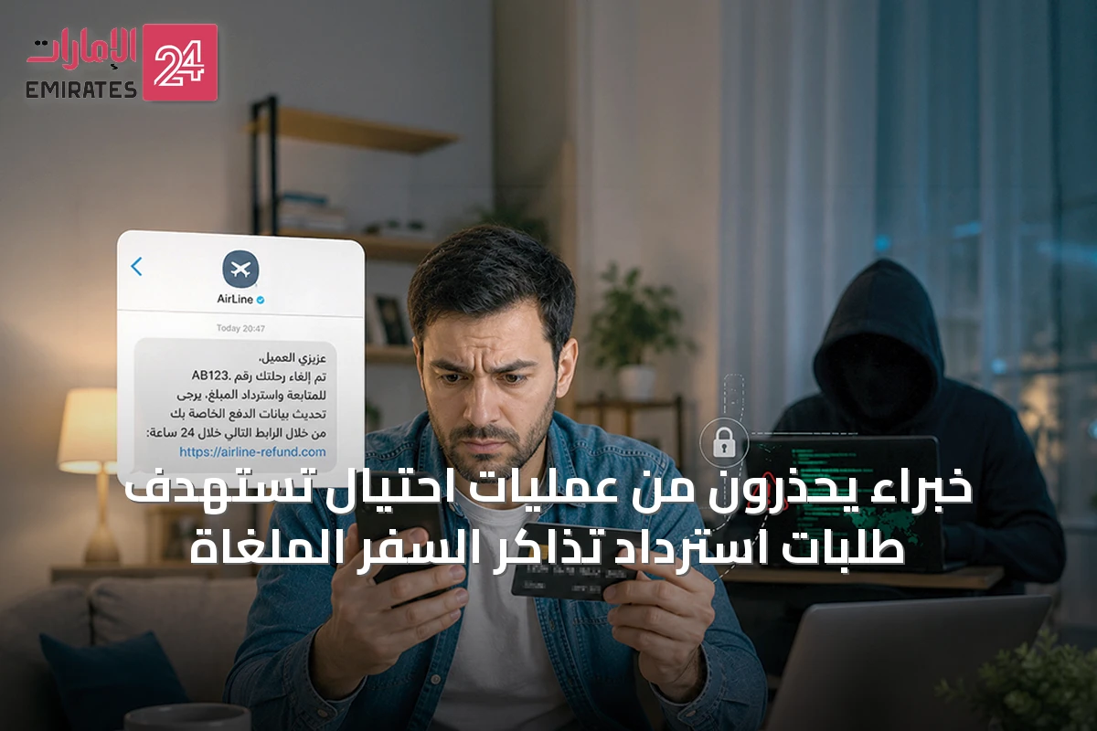 خبراء يحذرون من عمليات احتيال تستهدف طلبات استرداد تذاكر السفر الملغاة