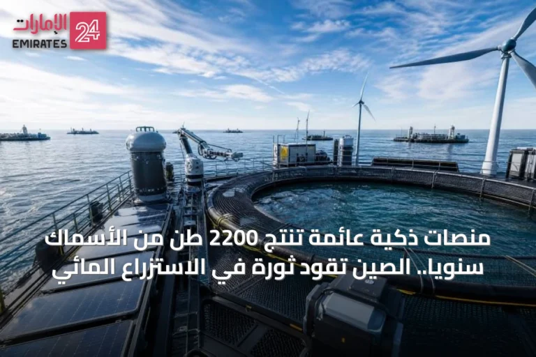 منصات ذكية عائمة تنتج 2200 طن من الأسماك سنوياً.. الصين تقود ثورة في الاستزراع المائي