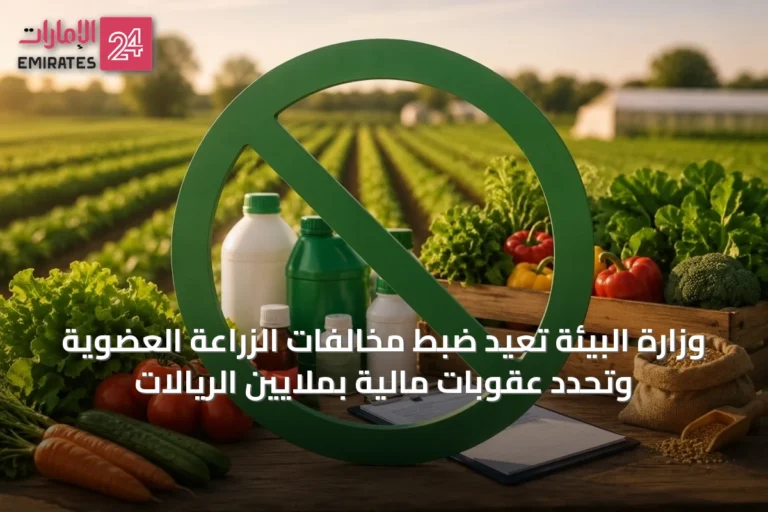 وزارة البيئة تُعيد ضبط مخالفات الزراعة العضوية وتحدد عقوبات مالية بملايين الريالات