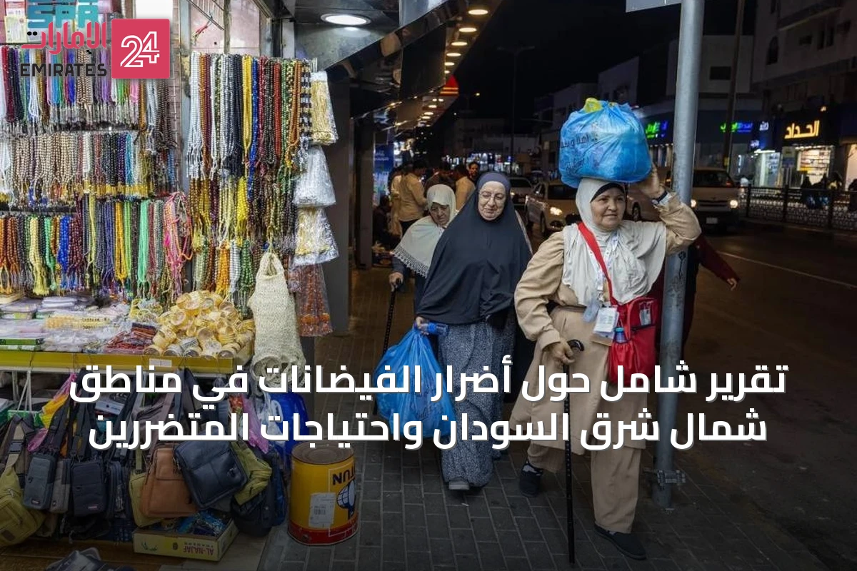 تقرير شامل حول أضرار الفيضانات في مناطق شمال شرق السودان واحتياجات المتضررين