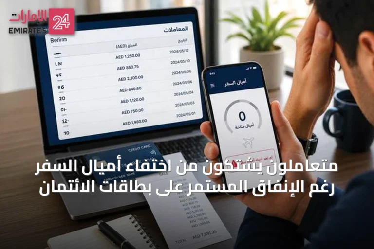 متعاملون يشتكون من اختفاء أميال السفر رغم الإنفاق المستمر على بطاقات الائتمان