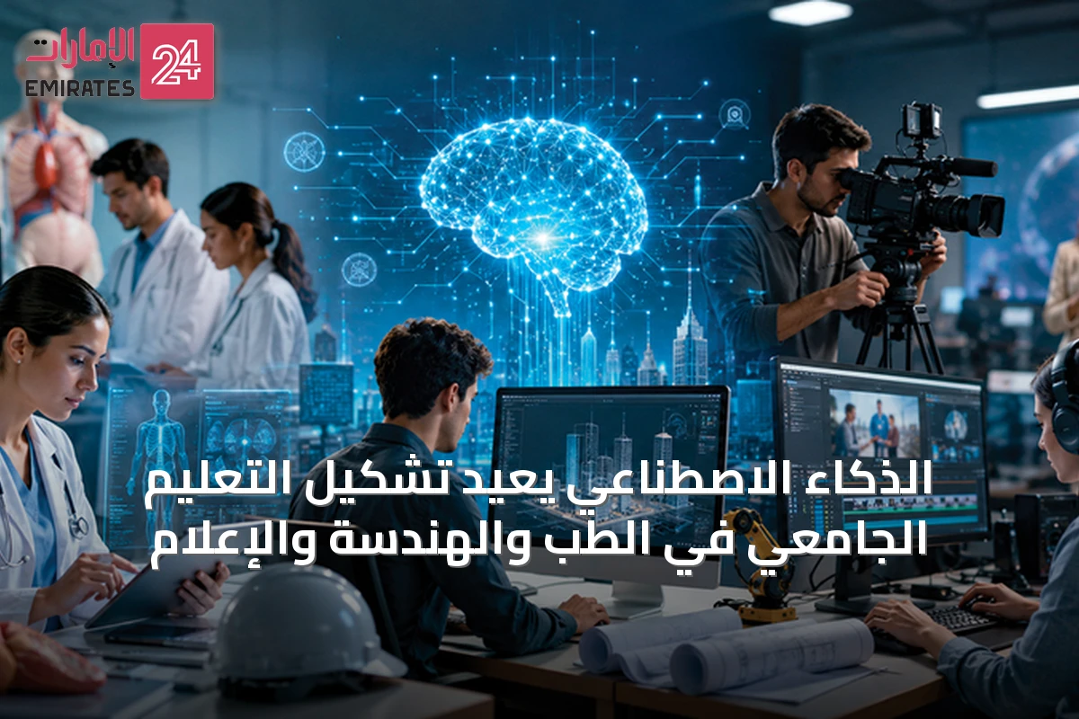 الذكاء الاصطناعي يعيد تشكيل التعليم الجامعي في الطب والهندسة والإعلام