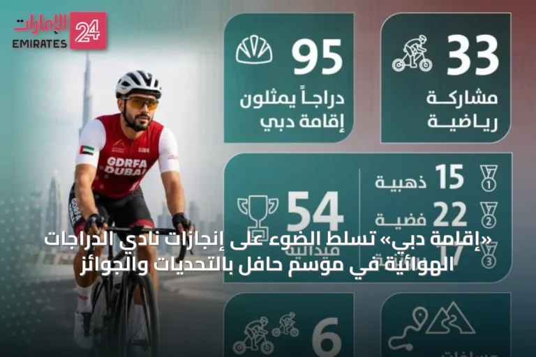 «إقامة دبي» تسلط الضوء على إنجازات نادي الدراجات الهوائية في موسم حافل بالتحديات والجوائز
