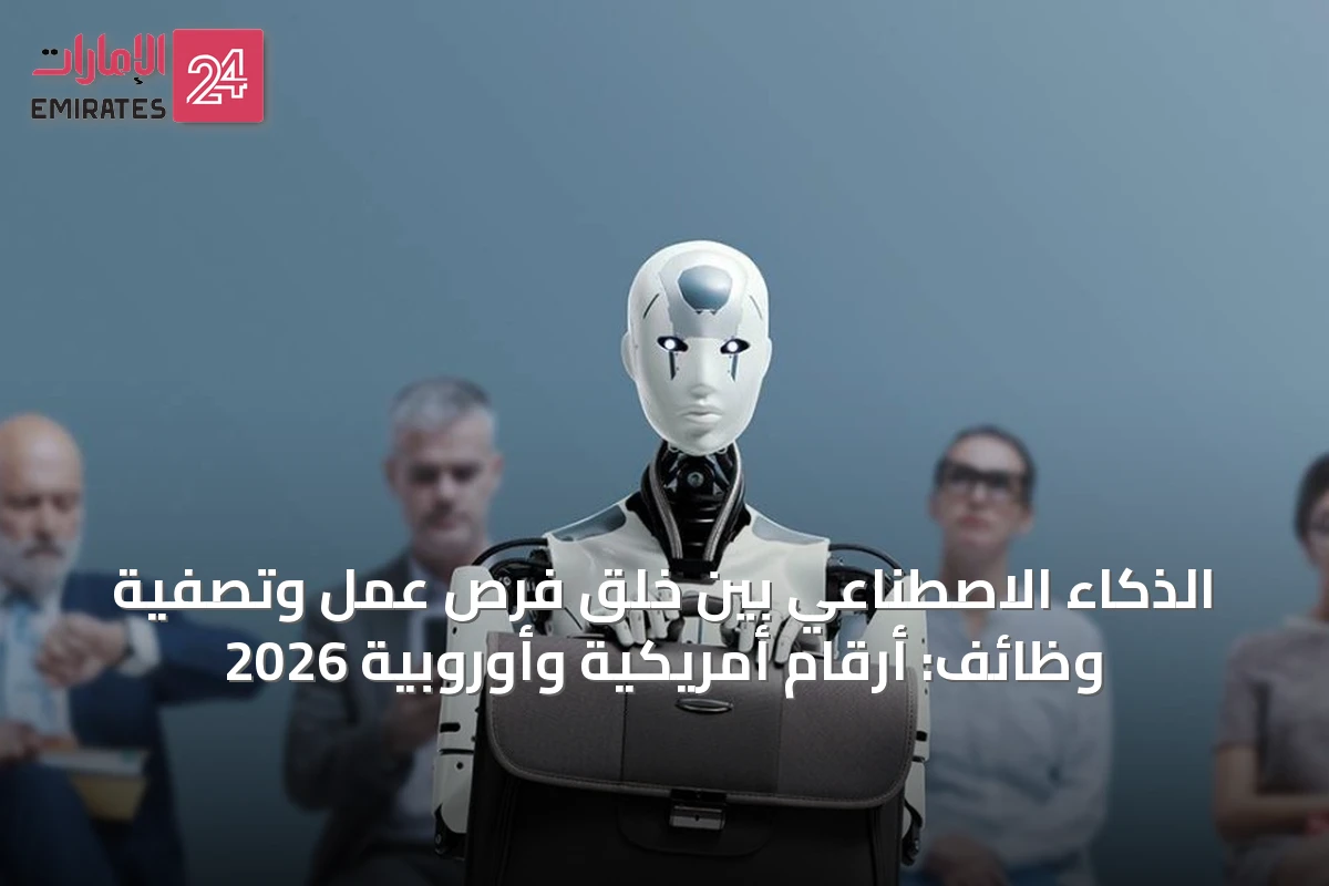 الذكاء الاصطناعي بين خلق فرص عمل وتصفية وظائف: أرقام أمريكية وأوروبية 2026
