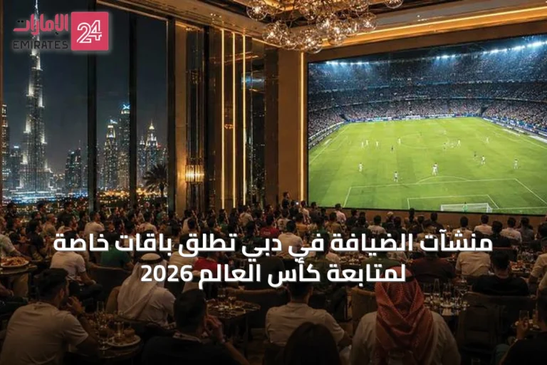 منشآت الضيافة في دبي تُطلق باقات خاصة لمتابعة كأس العالم 2026