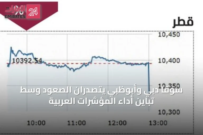 سوقا دبي وأبوظبي يتصدّران الصعود وسط تباين أداء المؤشرات العربية
