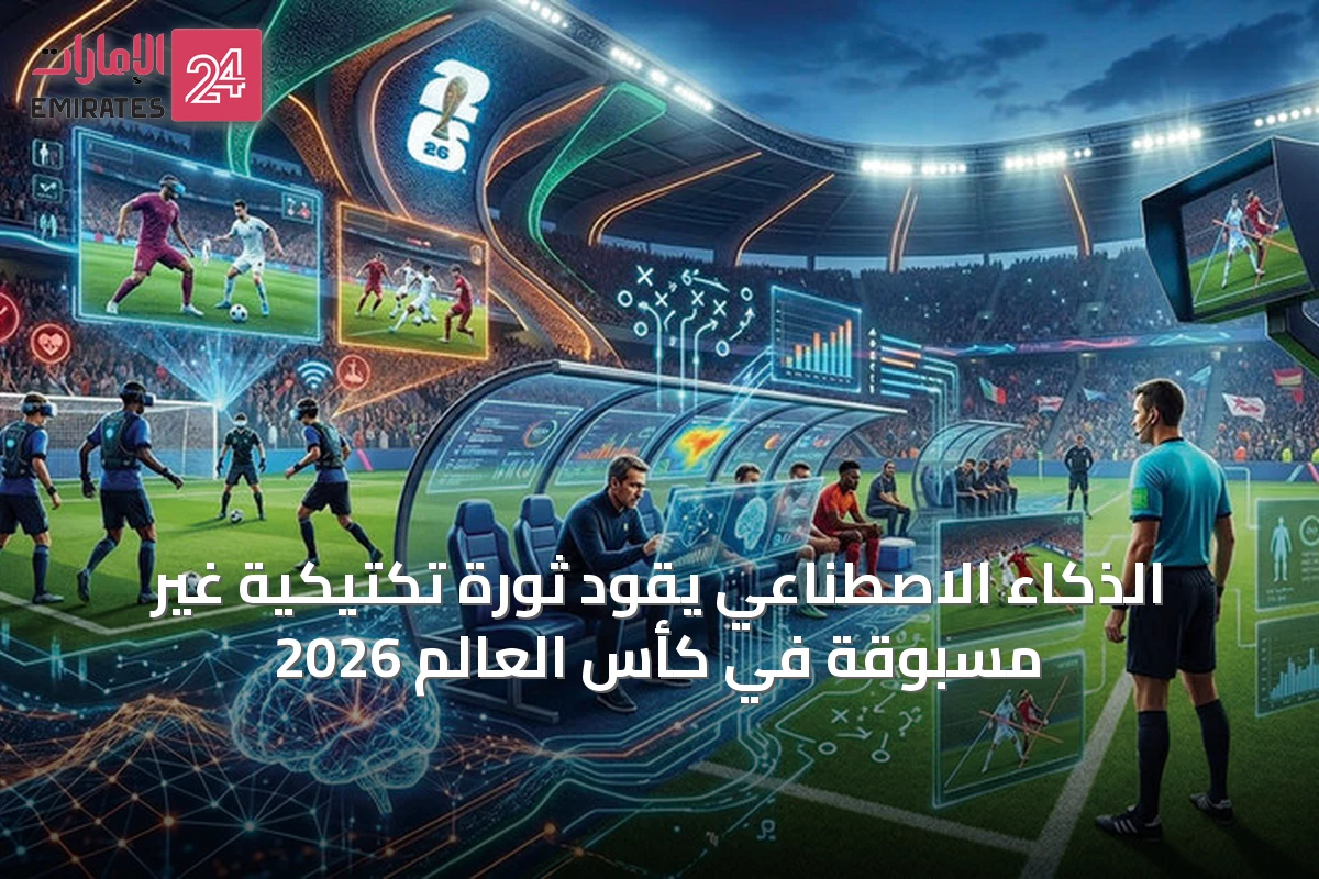 الذكاء الاصطناعي يقود ثورة تكتيكية غير مسبوقة في كأس العالم 2026