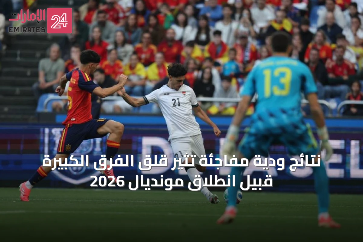 نتائج ودية مفاجئة تُثير قلق الفرق الكبيرة قبيل انطلاق مونديال 2026