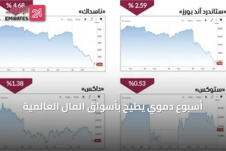 أسبوع دموي يطيح بأسواق المال العالمية