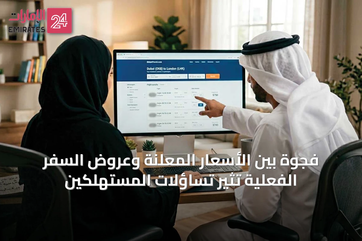 فجوة بين الأسعار المعلنة وعروض السفر الفعلية تُثير تساؤلات المستهلكين