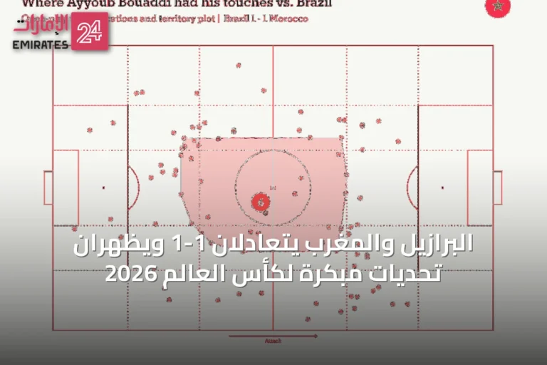 البرازيل والمغرب يتعادلان 1-1 ويظهران تحديات مبكرة لكأس العالم 2026