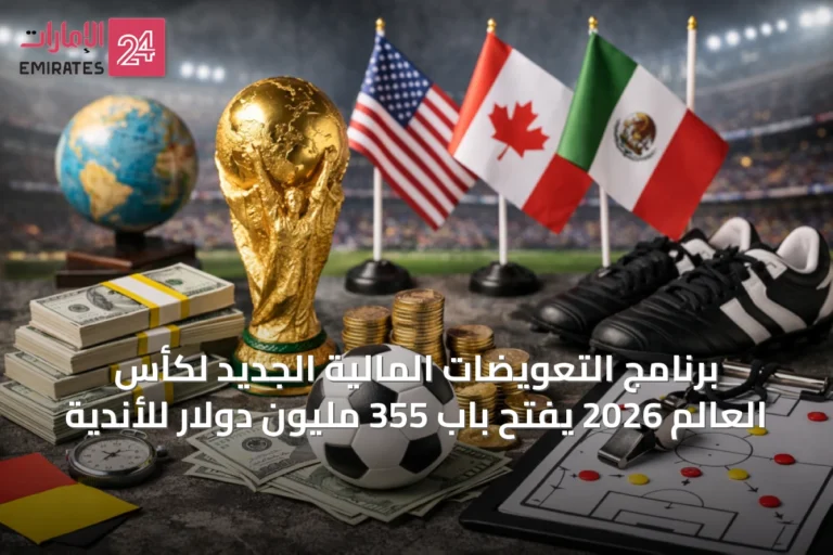 برنامج التعويضات المالية الجديد لكأس العالم 2026 يفتح باب 355 مليون دولار للأندية