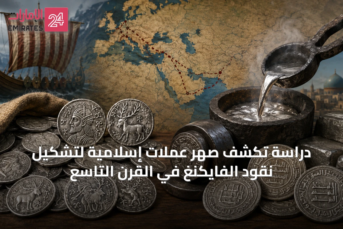 دراسة تكشف صهر عملات إسلامية لتشكيل نقود الفايكنغ في القرن التاسع