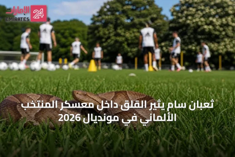 ثعبان سام يثير القلق داخل معسكر المنتخب الألماني في مونديال 2026