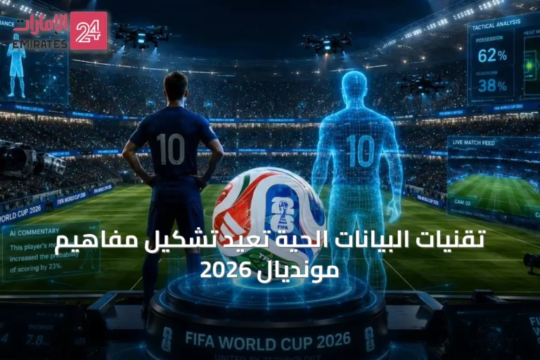تقنيات البيانات الحية تُعيد تشكيل مفاهيم مونديال 2026