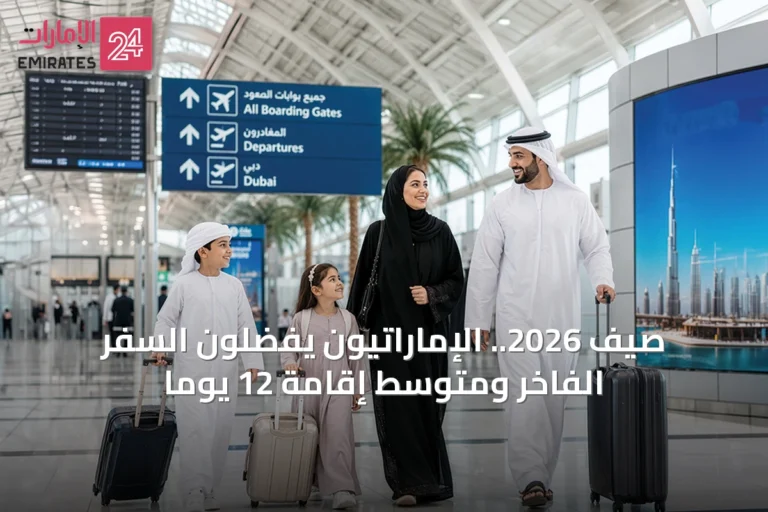 صيف 2026.. الإماراتيون يفضّلون السفر الفاخر ومتوسط إقامة 12 يوماً