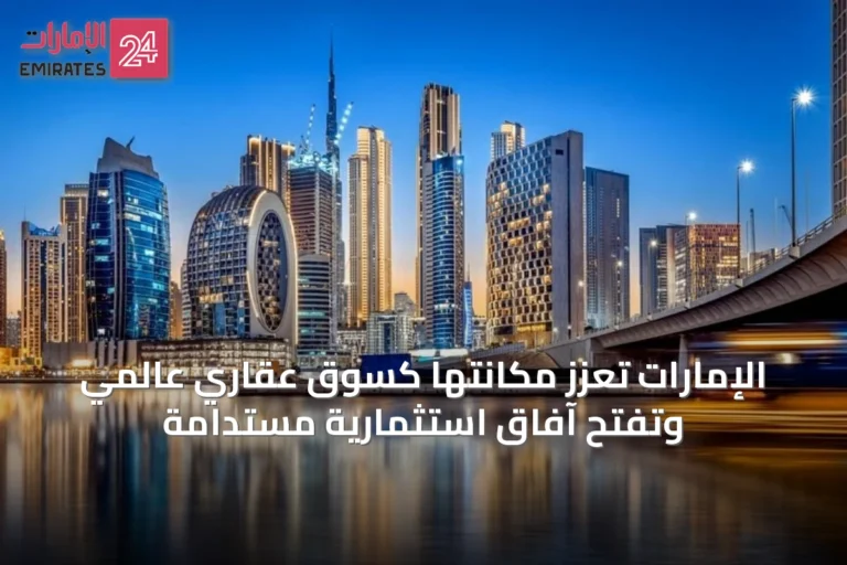 الإمارات تعزز مكانتها كسوق عقاري عالمي وتفتح آفاق استثمارية مستدامة
