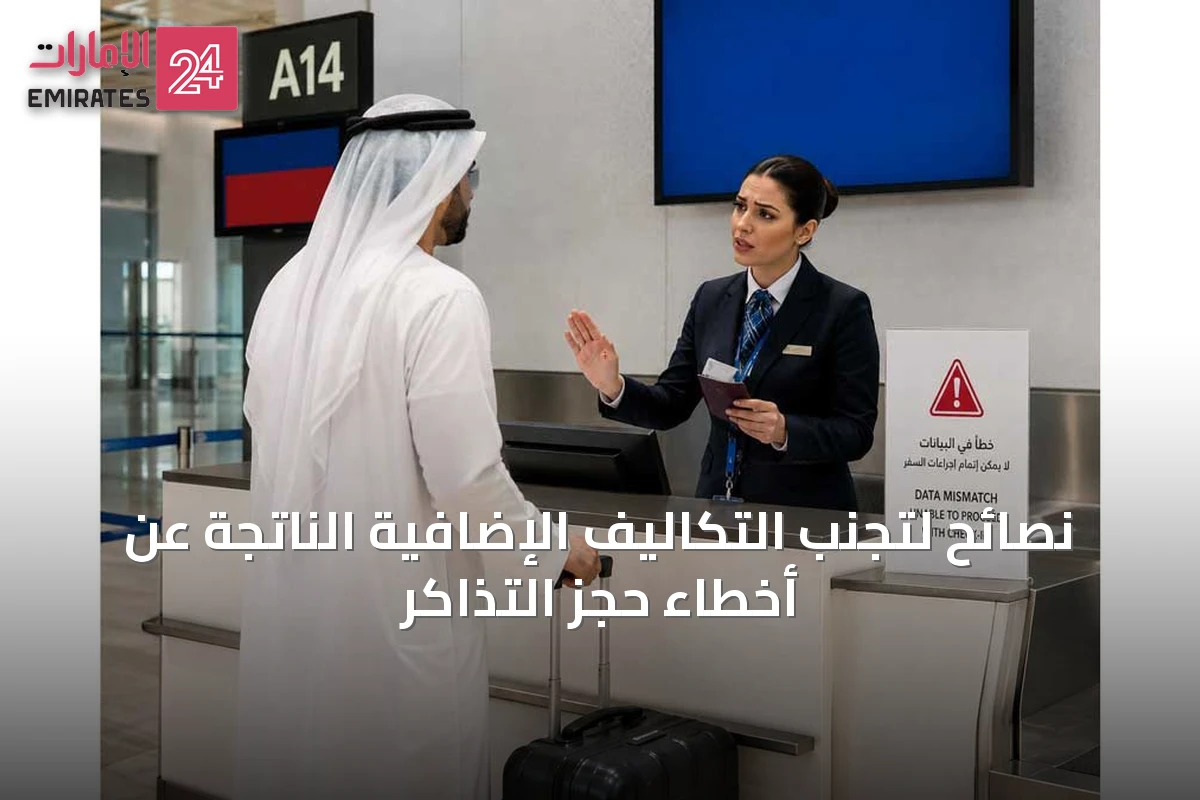 نصائح لتجنب التكاليف الإضافية الناتجة عن أخطاء حجز التذاكر