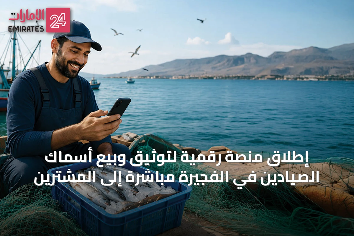 إطلاق منصة رقمية لتوثيق وبيع أسماك الصيادين في الفجيرة مباشرةً إلى المشترين