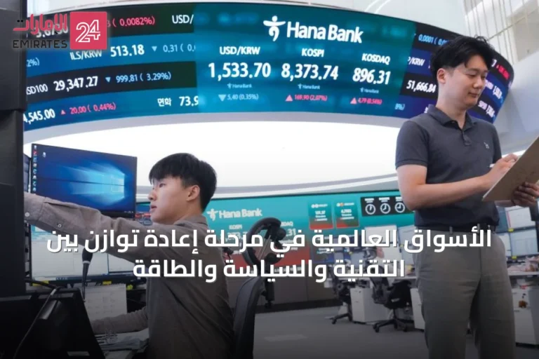 الأسواق العالمية في مرحلة إعادة توازن بين التقنية والسياسة والطاقة