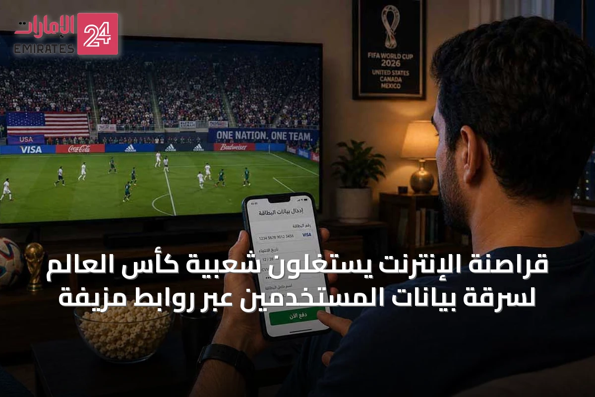 قراصنة الإنترنت يستغلون شعبيّة كأس العالم لسرقة بيانات المستخدمين عبر روابط مزيفة