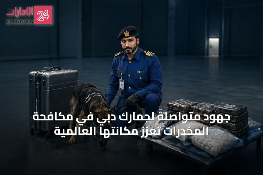 جهود متواصلة لجمارك دبي في مكافحة المخدرات تعزز مكانتها العالمية