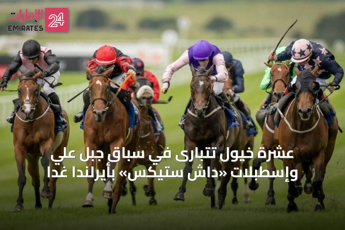 عشرة خيول تتبارى في سباق جبل علي وإسطبلات «داش ستيكس» بأيرلندا غداً