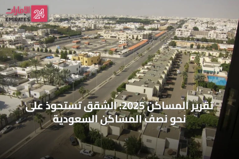 تقرير المساكن 2025: الشقق تستحوذ على نحو نصف المساكن السعودية