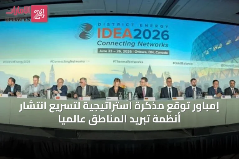 إمباور توقع مذكرة استراتيجية لتسريع انتشار أنظمة تبريد المناطق عالمياً