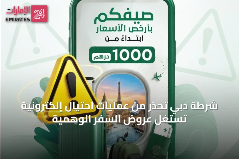 شرطة دبي تحذر من عمليات احتيال إلكترونية تستغل عروض السفر الوهمية
