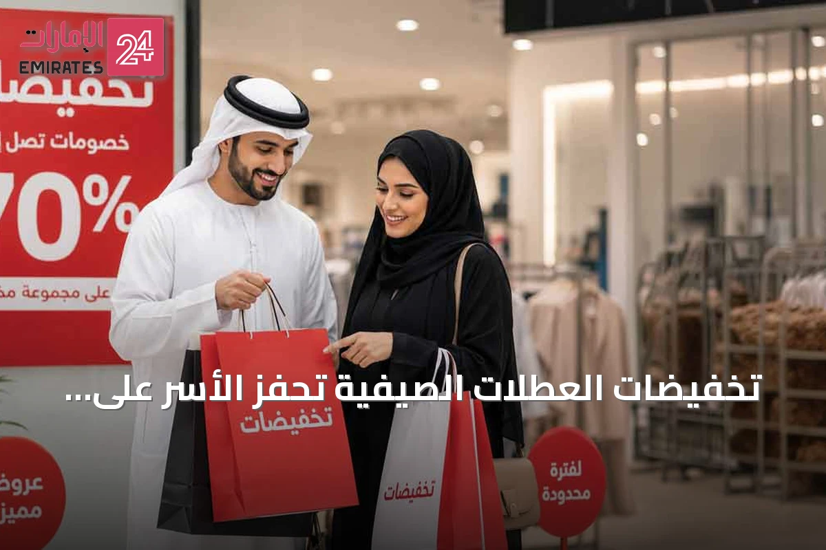 تخفيضات العطلات الصيفية تحفز الأسر على التسوق قبل الرحلات