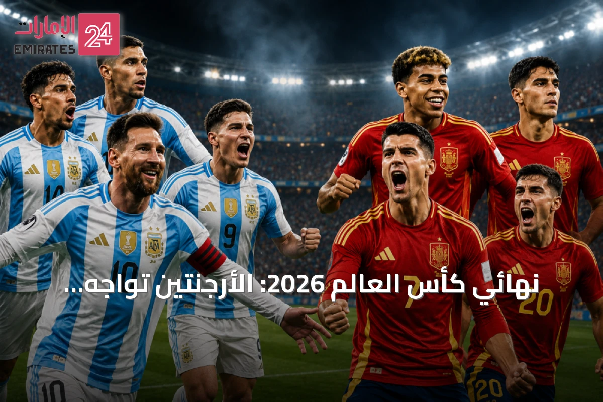 نهائي كأس العالم 2026: الأرجنتين تواجه إسبانيا في نيوجيرزي بحترام ترامب وعرض فني ضخم