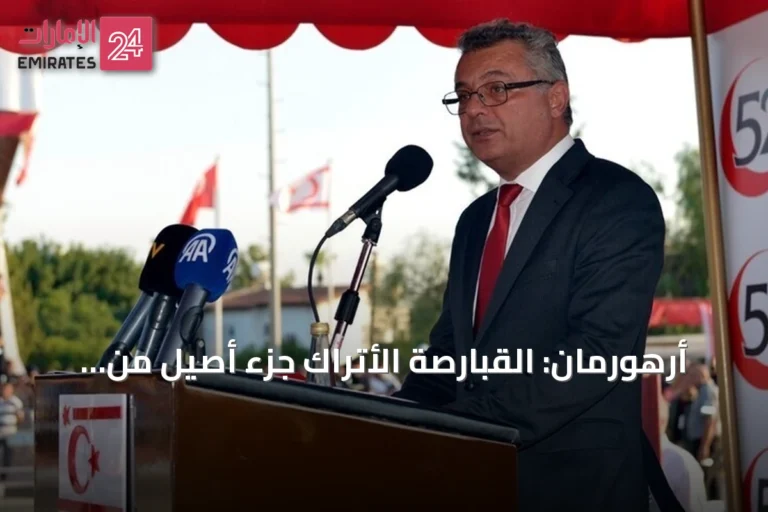 أرهورمان: القبارصة الأتراك جزء أصيل من الجزيرة وليسوا أقلية